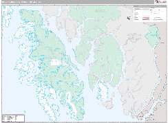 Prince of Wales-Hyder Borough (County), AK Digital Map Premium Style
